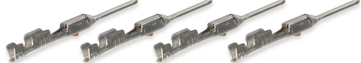 MOLEX MX150 MALE PINS 20-16GA 100PK