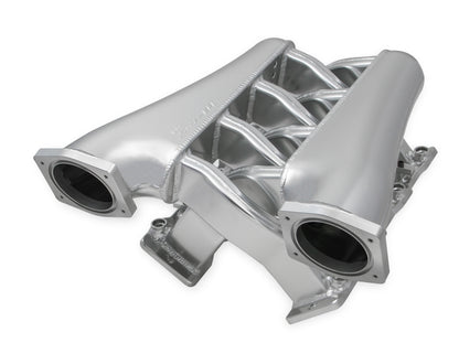 Sniper EFI Fabricated Intake Manifold Dual Plenum 92mm LS1/2/6, Rail Kit - Slvr