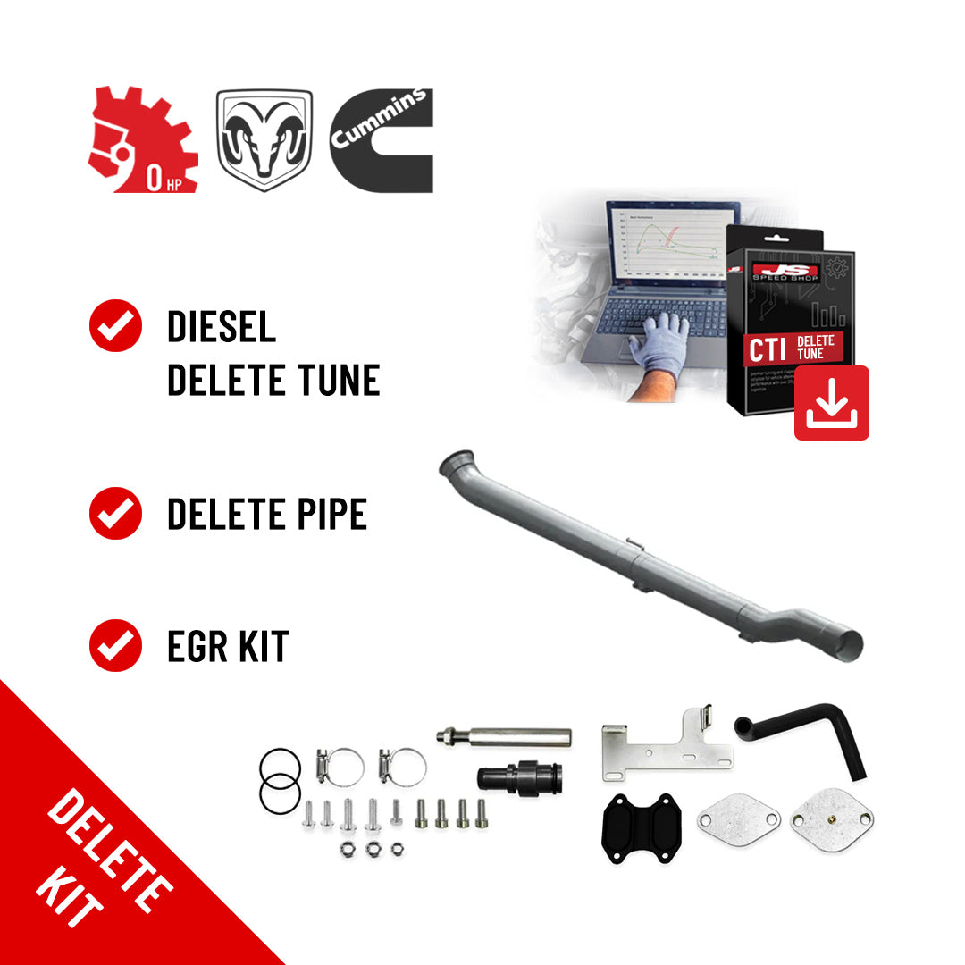 All in One Delete Kit - CTI DPF DEF - Delete Pipe - 0 HP - Dodge Ram Cummins 2022