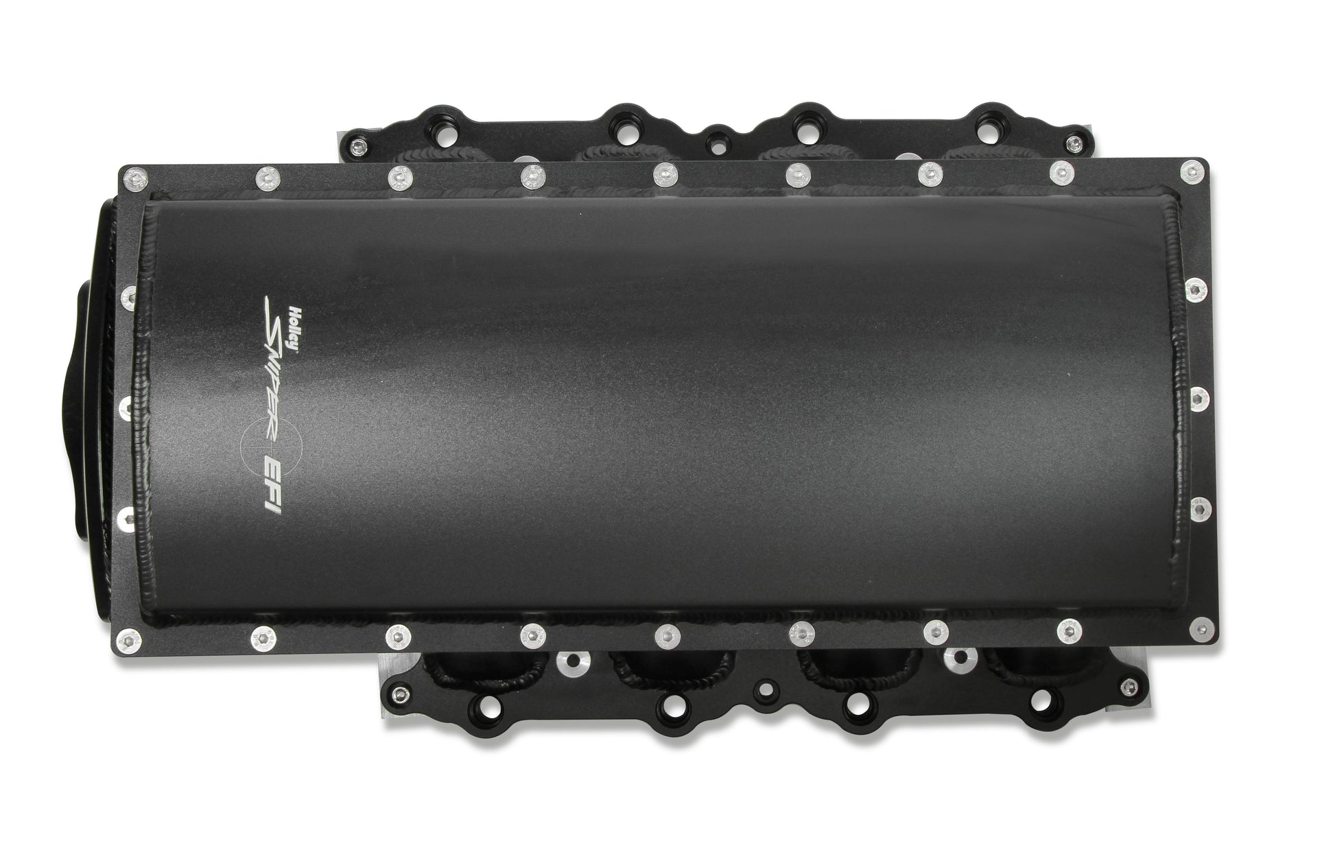 Sniper EFI Fabricated Race Intake Manifold - 2011-14 Ford 5.0L Coyote - Black