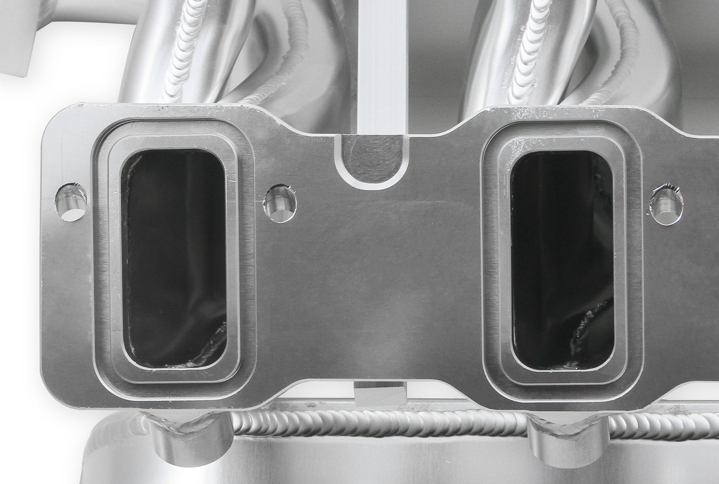Sniper EFI Fabricated Intake Manifold Dual Plenum 92mm LS3/L92, Rail Kit - Slvr