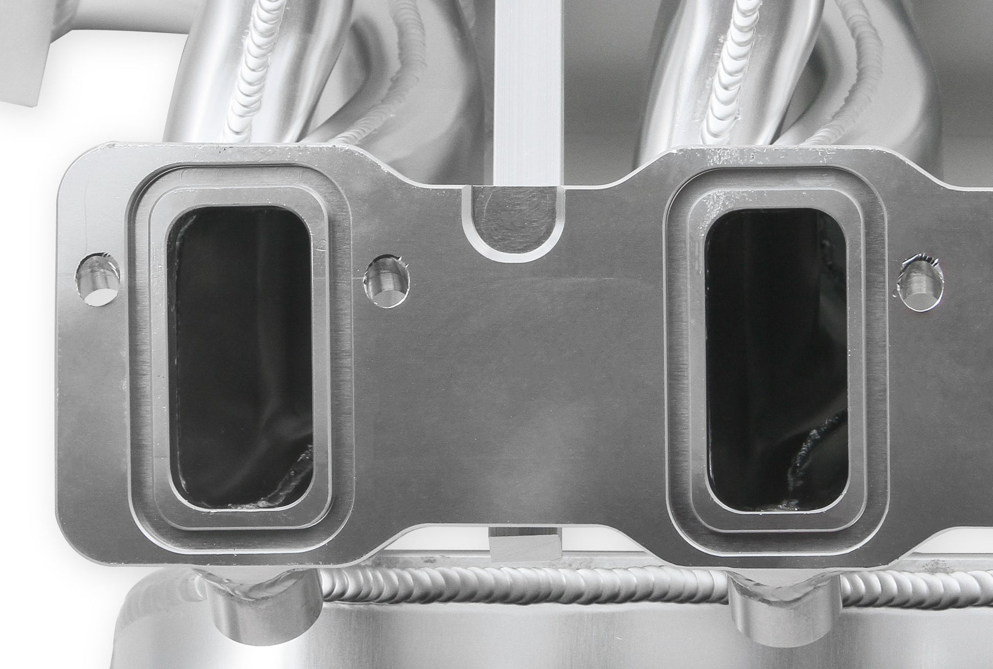 Sniper EFI Fabricated Intake Manifold Dual Plenum 92mm LS3/L92, Rail Kit - Slvr