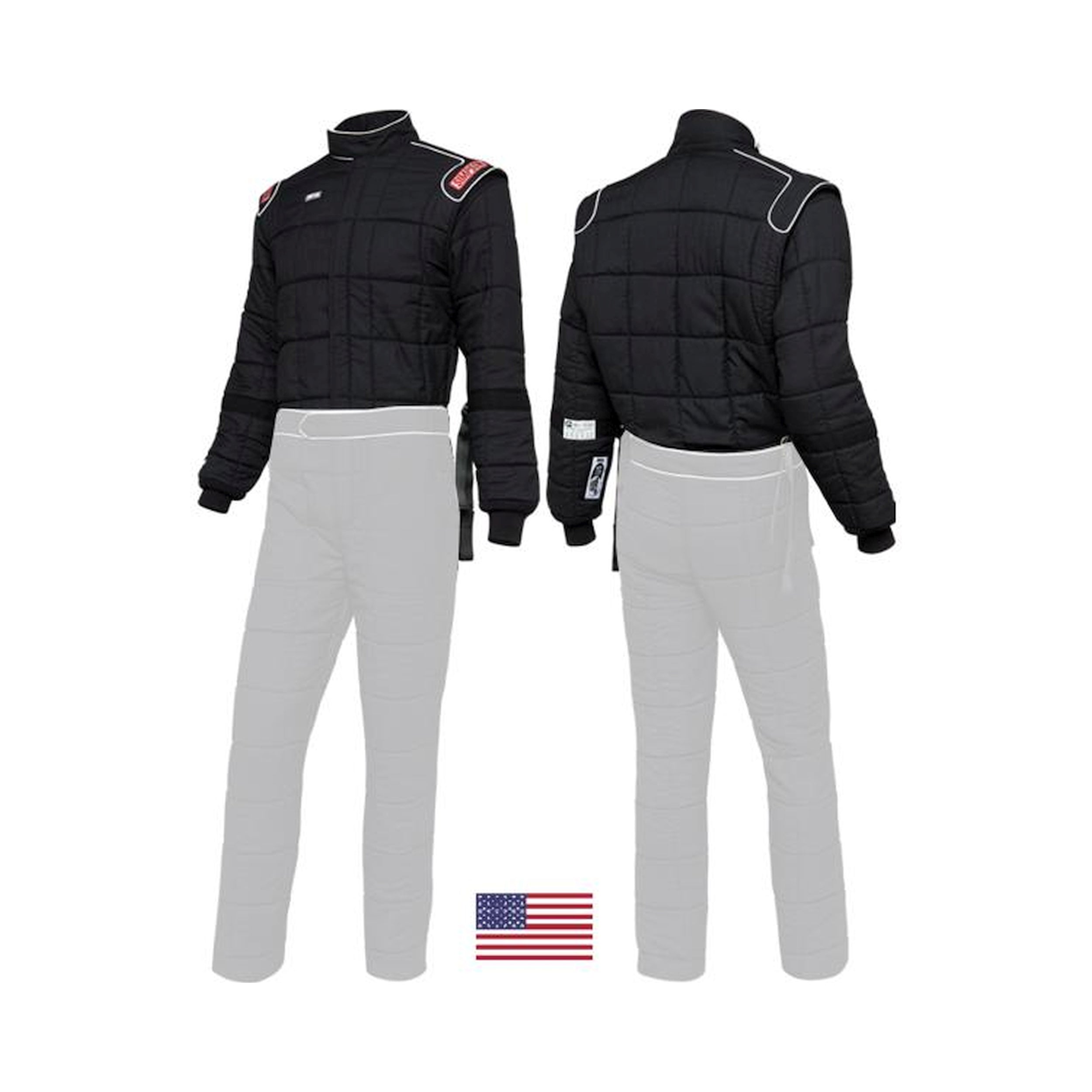Simpson Racing Drag Two Piece Racing Suit Sfi 20 Jacket - Red