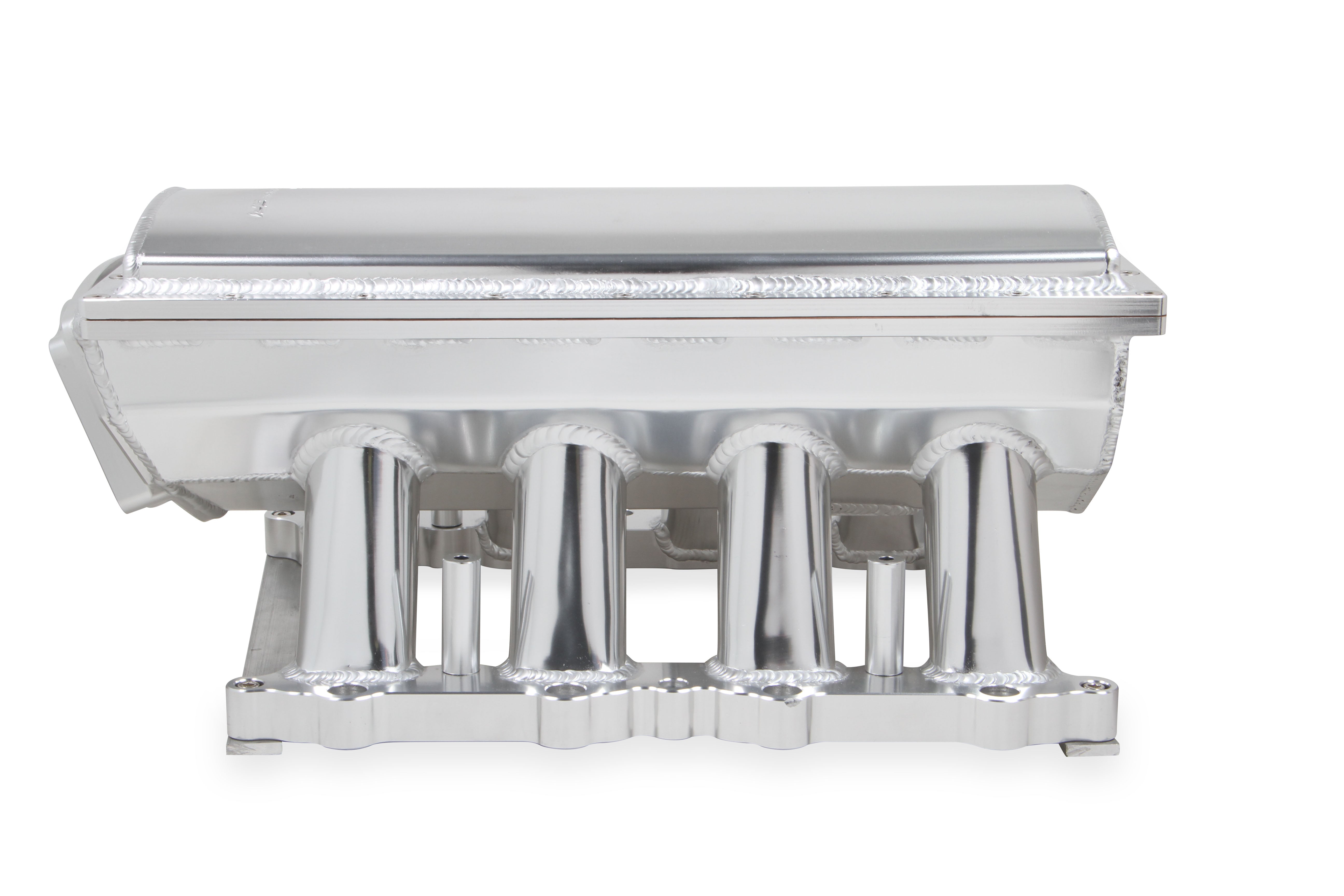 Sniper EFI Fabricated Race Intake Manifold - 2011-14 Ford 5.0L Coyote - Silver