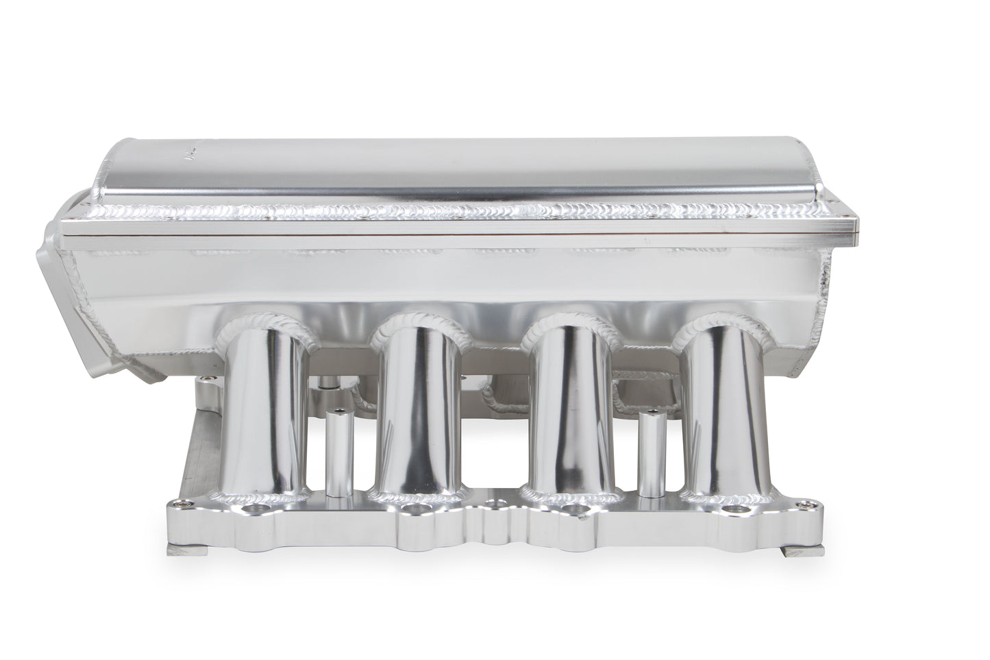 Sniper EFI Fabricated Race Intake Manifold - 2011-14 Ford 5.0L Coyote - Silver
