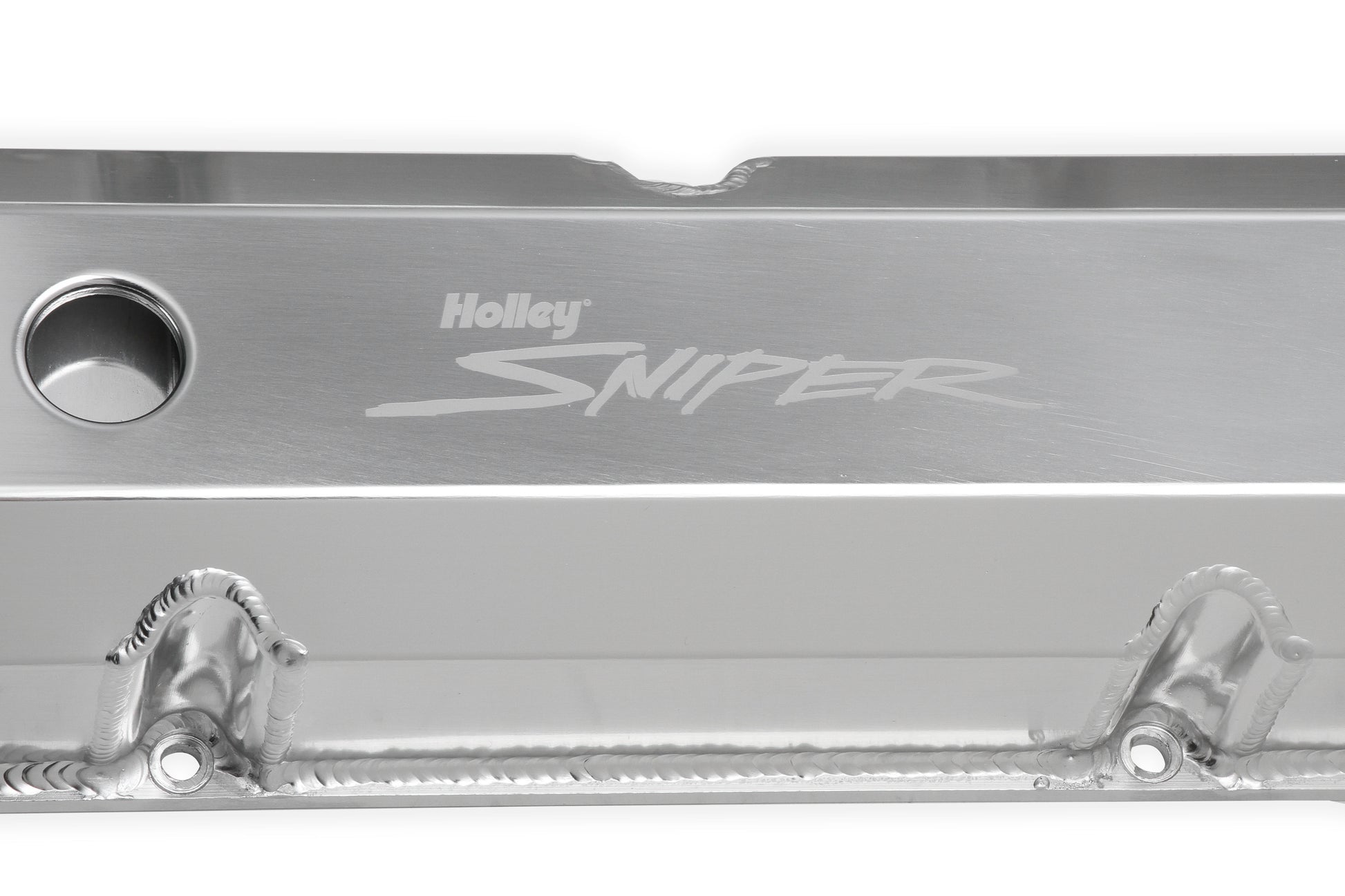 Sniper Valve Cover - Fabricated Aluminum - Ford FE - Tall - Natural Anodized
