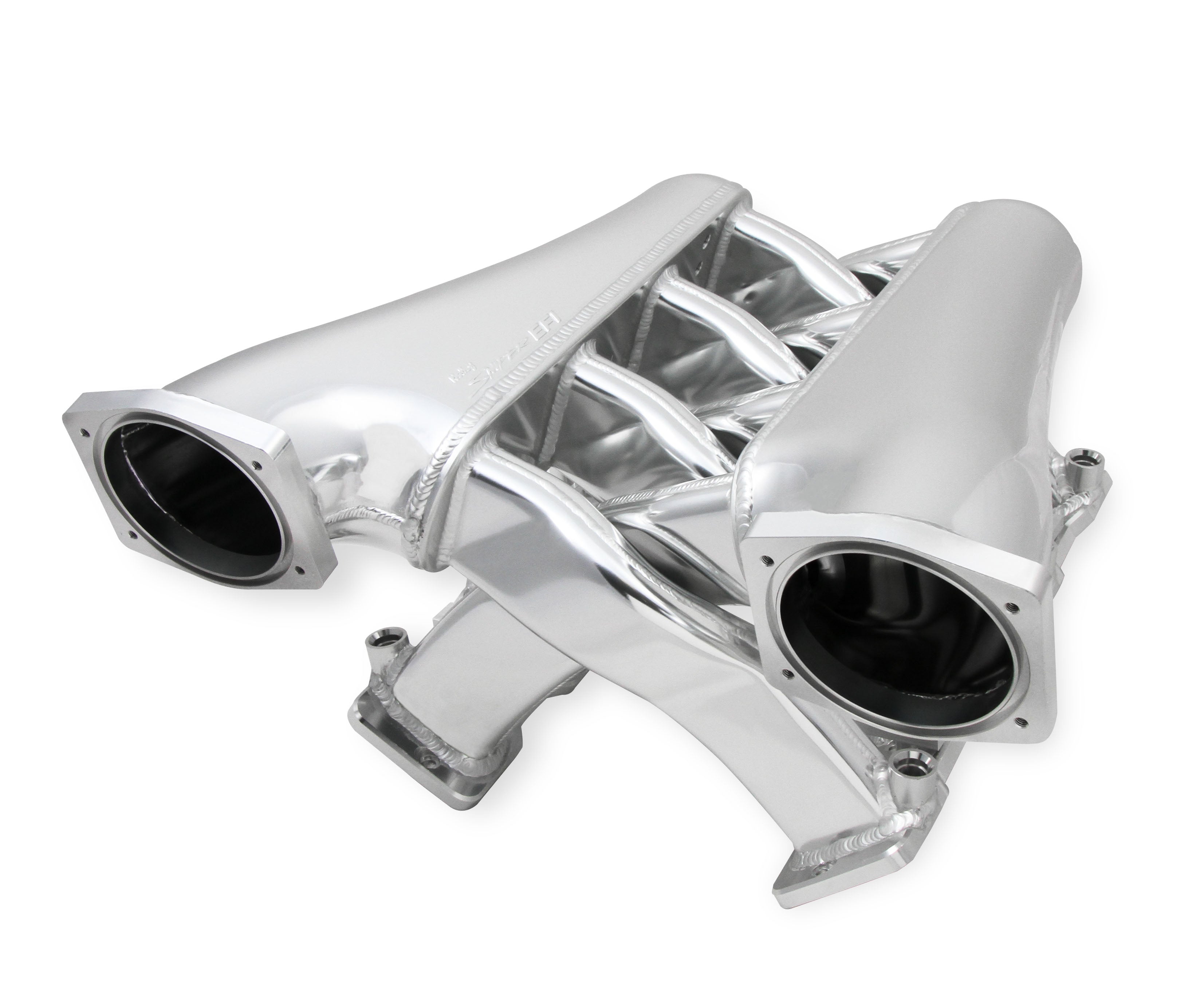Sniper EFI Fabricated Intake Manifold Dual Plenum 102mm LS3/L92, Rail Kit - Slvr