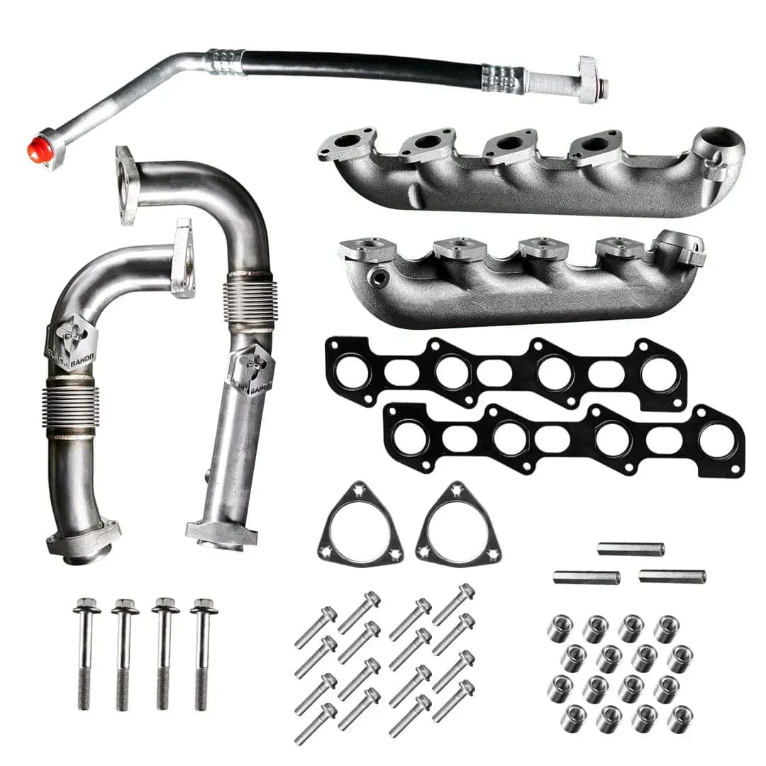 Ford Powerstroke 6.4L - Exhaust Manifold Kit with Up-pipe (2008-2010)