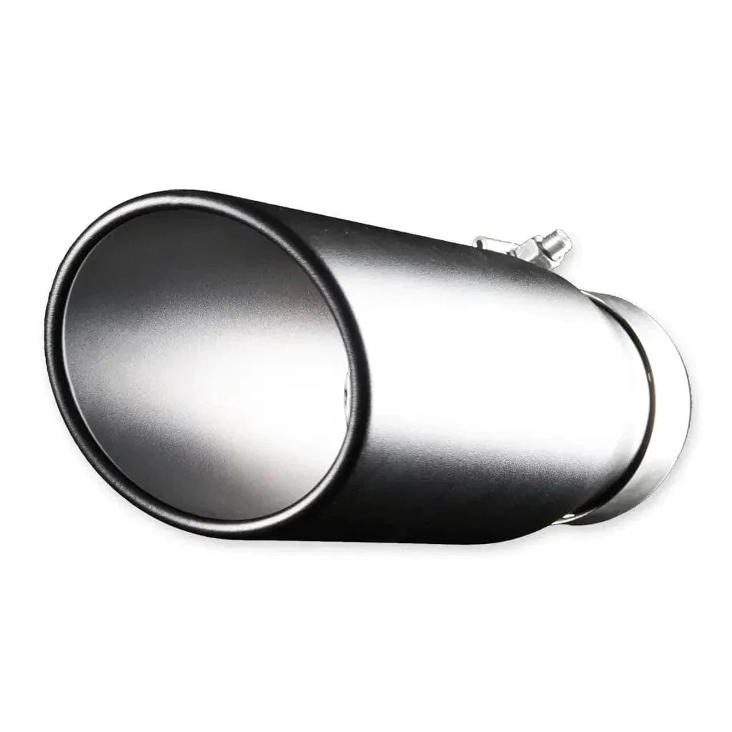Universal Stainless Steel Exhaust Tip - Black Bandit