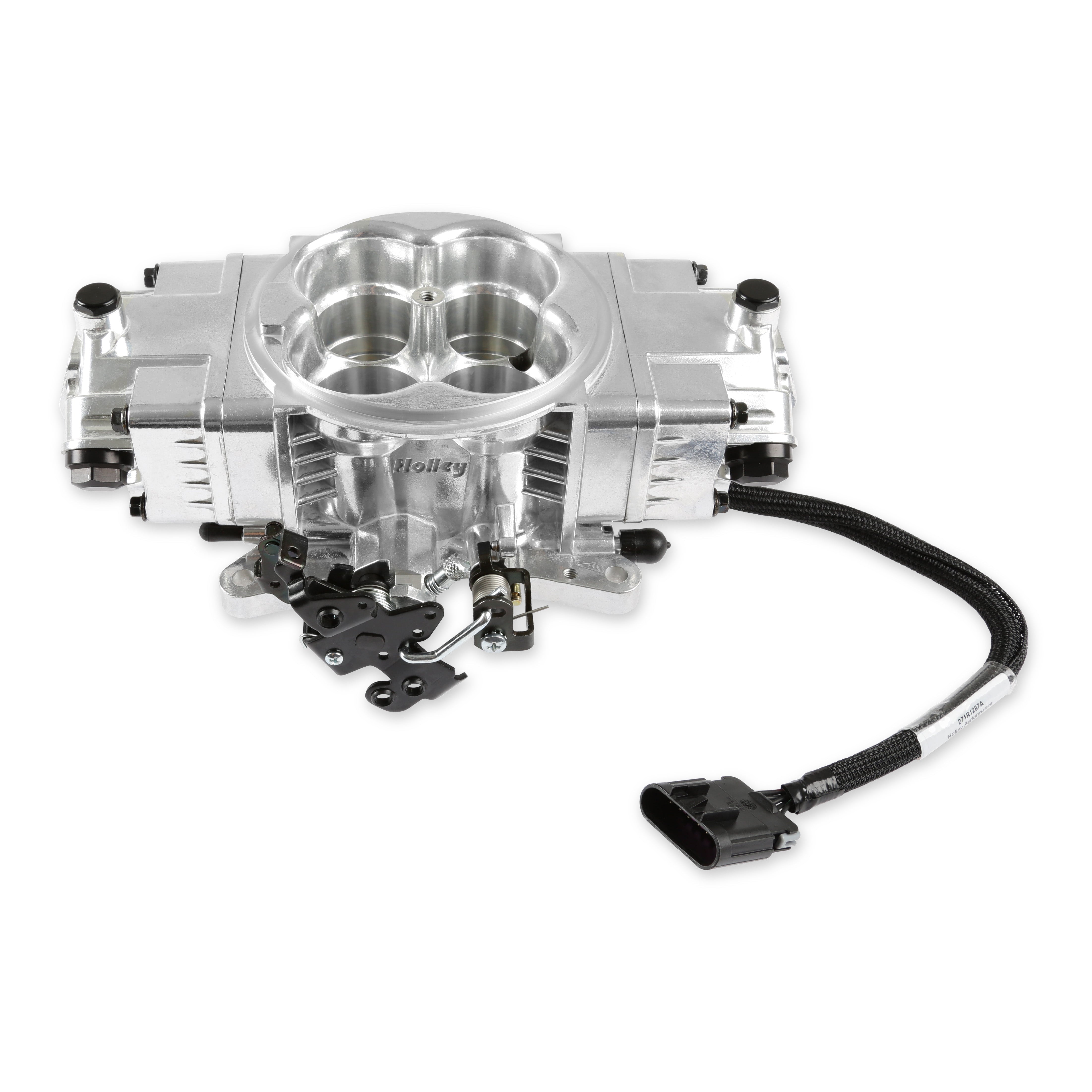 Holley EFI Terminator X Stealth 4150 2x4 - Shiny