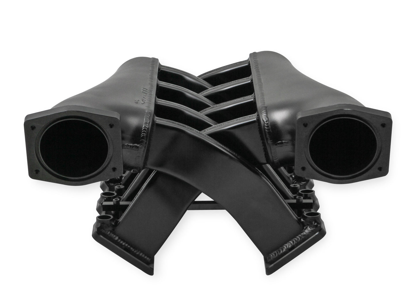 Sniper EFI Fabricated Intake Manifold Dual Plenum 92mm LS1/2/6, Rail Kit - Blk