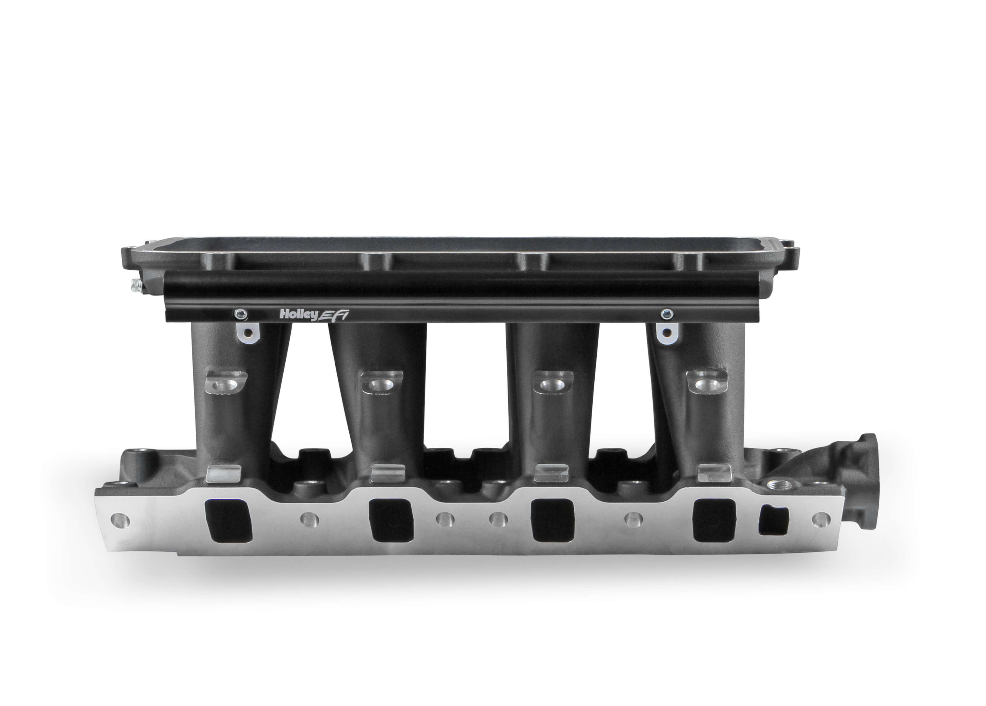 8.2" SBF Ford Hi-Ram EFI Manifold with Side Mount Top-Black