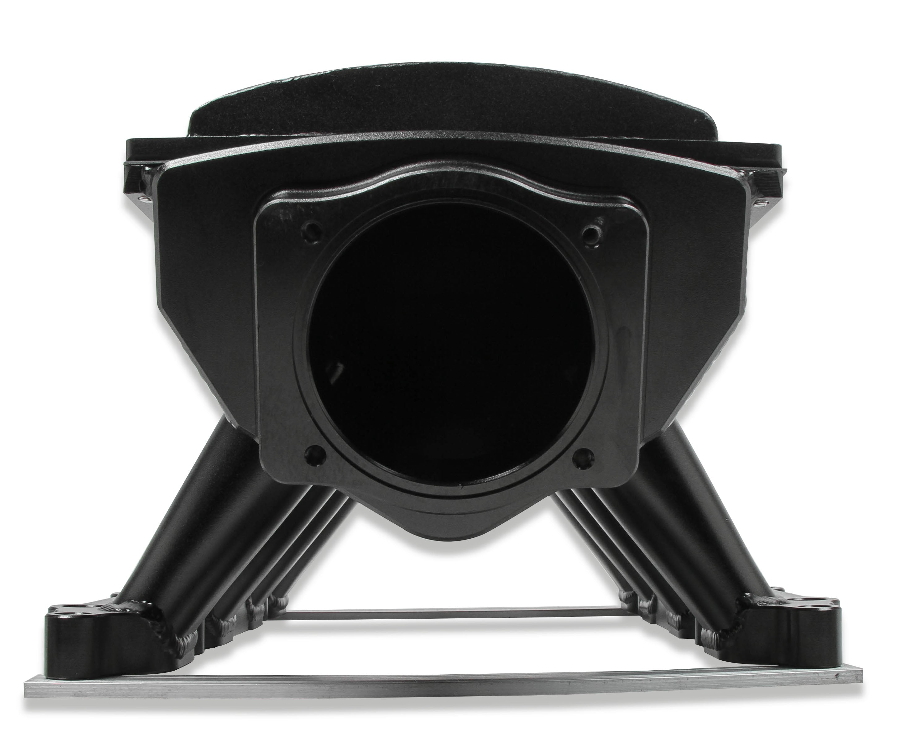 Sniper EFI Fabricated Race Intake Manifold - 2011-14 Ford 5.0L Coyote - Black