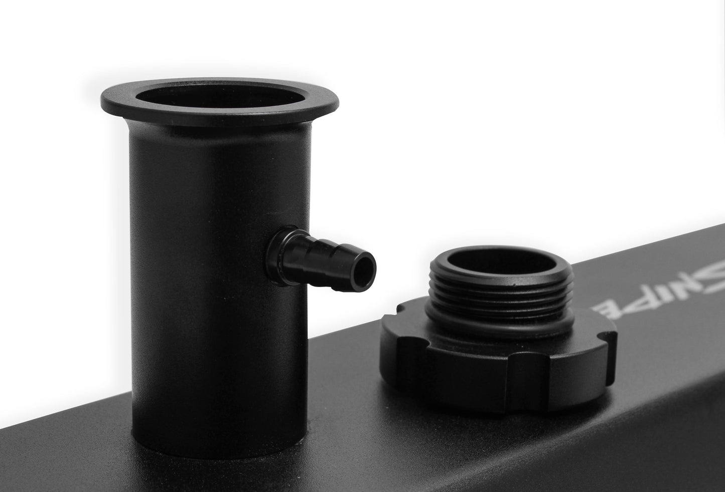 Sniper Valve Cover - Fabricated Aluminum - Ford Small Block - Tall  - Black