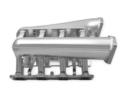 Sniper EFI Fabricated Intake Manifold Dual Plenum 92mm LS1/2/6, Rail Kit - Slvr