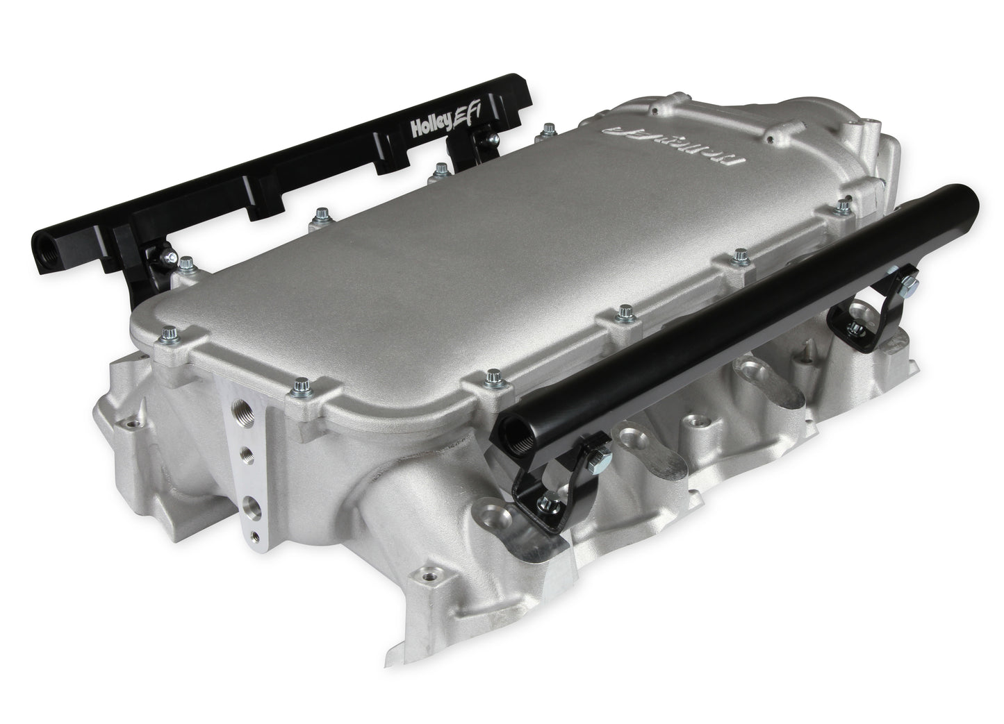 Holley Ultra Lo-Ram Manifold Kit Single Injector- Satin - GM LS3/L92