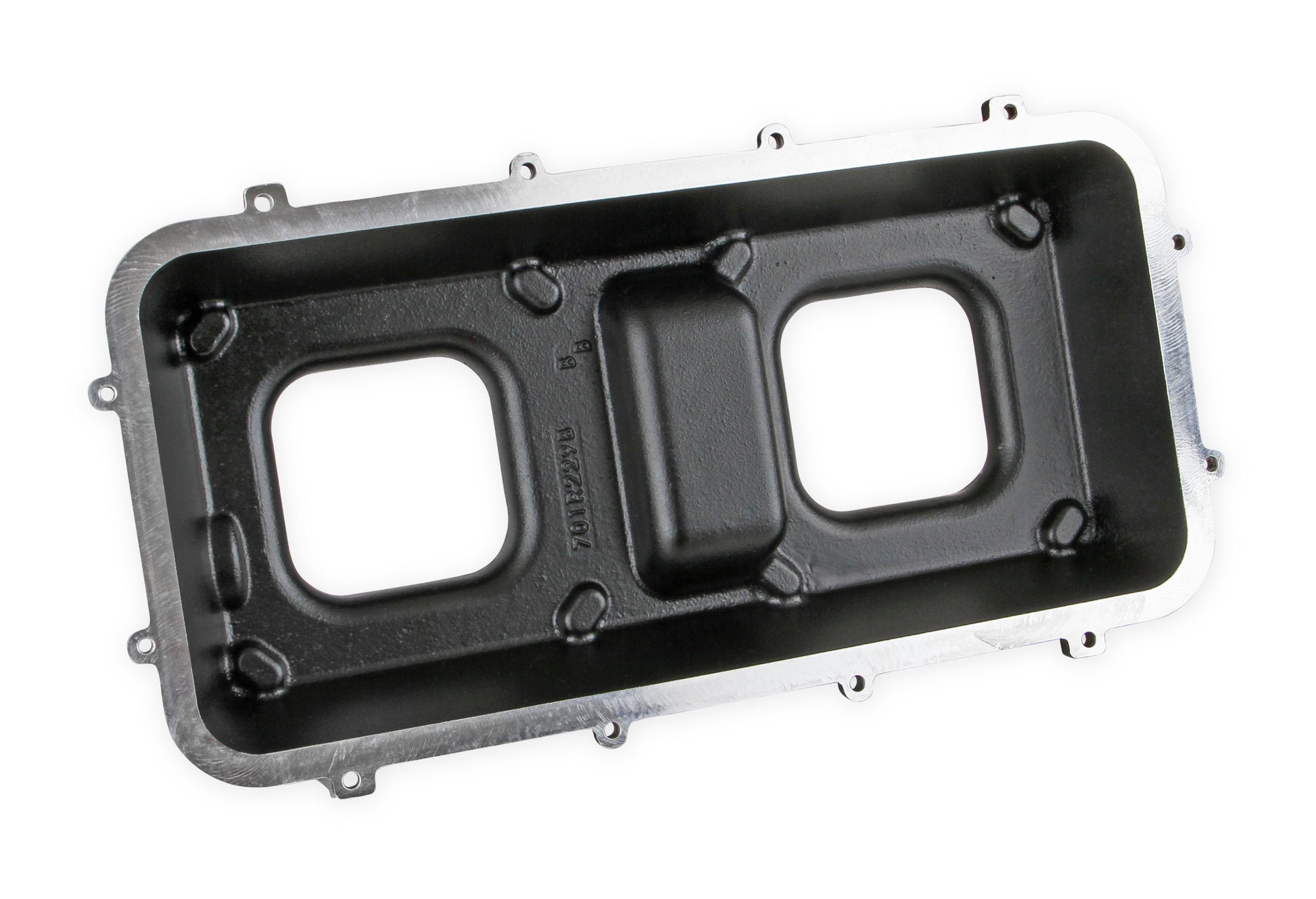 Holley Hi-Ram Intake Plenum Top Only, 2 x 4150- Semi-Gloss Black Finish