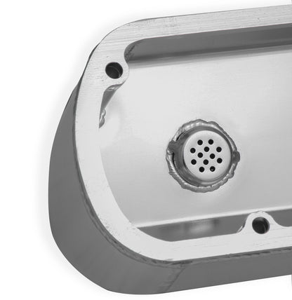 Sniper Valve Cover - Fabricated Aluminum - Ford Small Block - Tall - Anodized