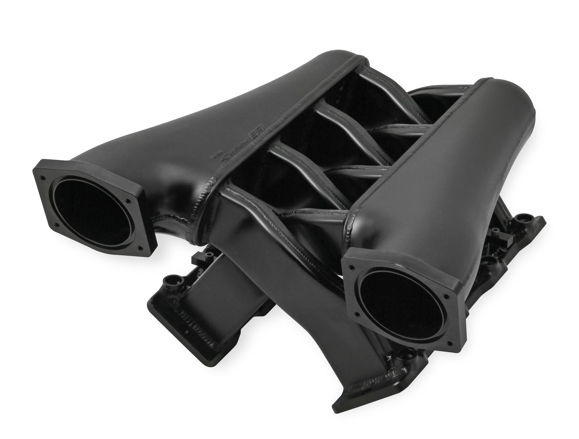 Sniper EFI Fabricated Intake Manifold Dual Plenum 92mm LS1/2/6, Rail Kit - Blk