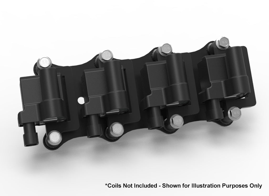 Holley EFI Igntion Coil Remote Relocation Bracket, Black Finish, Pair