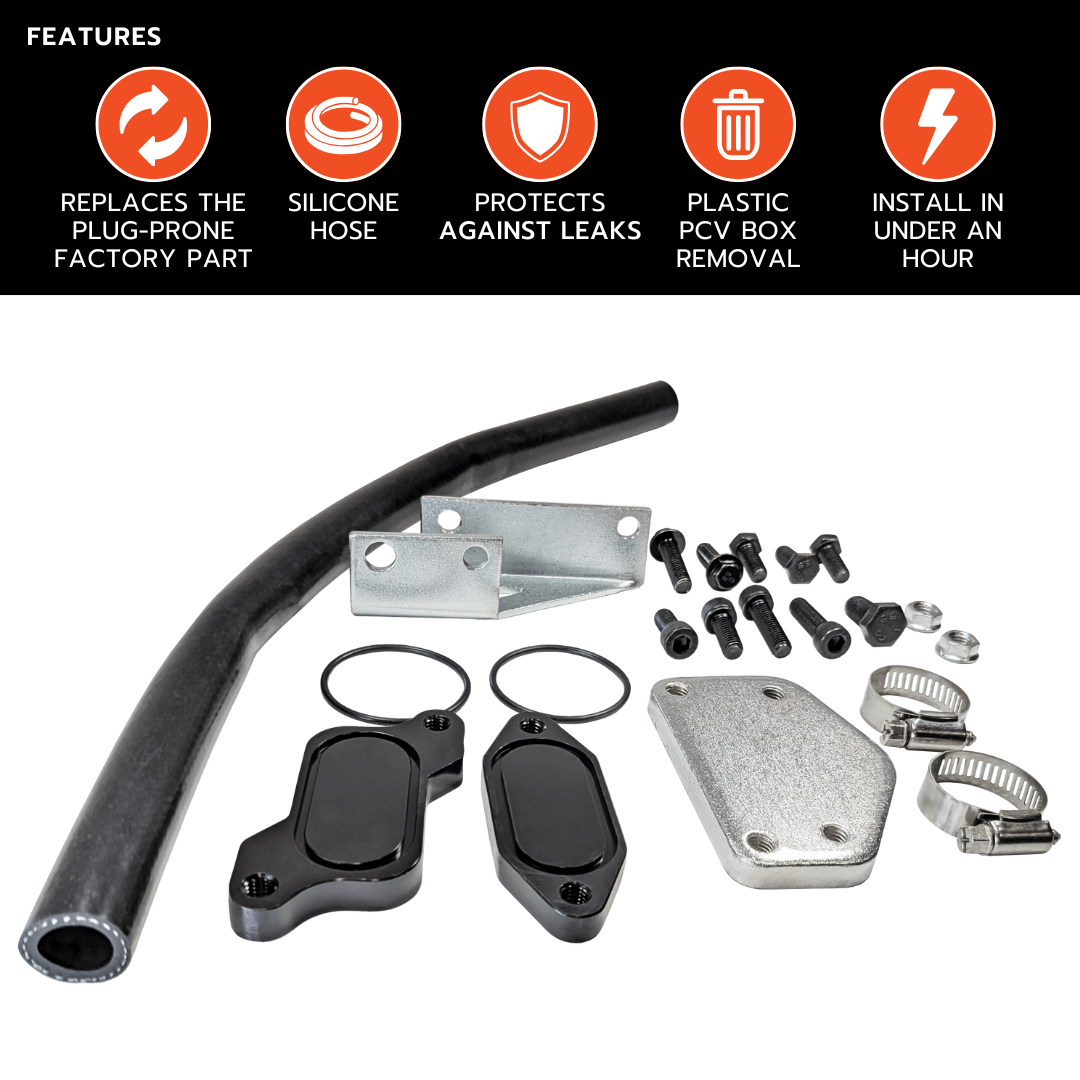 GM Duramax LLY 6.6L - EGR Delete Kit (2004.5-2005)