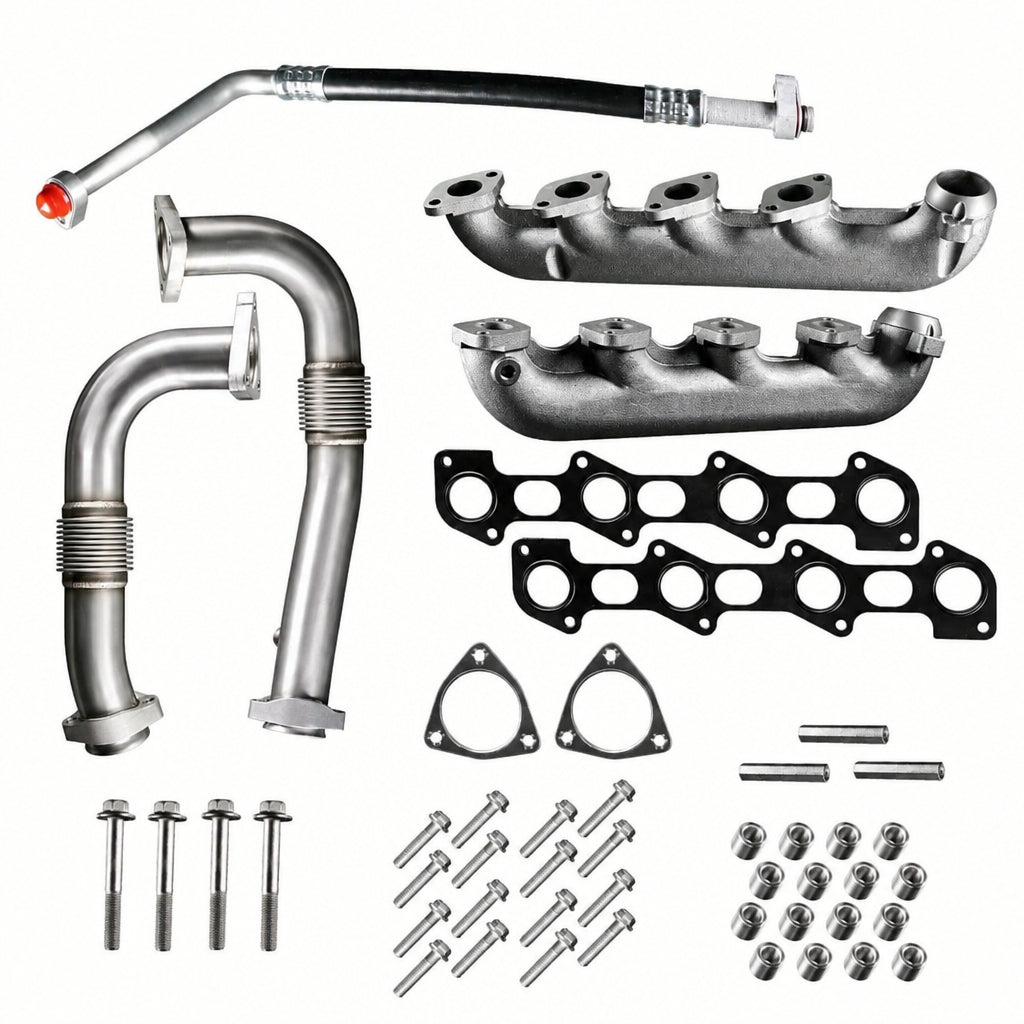 Ford Powerstroke 6.4L – Exhaust Manifold Kit w/ Up-pipe (2008-2010)