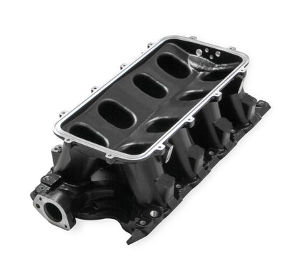 Holley Black 351W Ford Hi-Ram Carbureted Manifold Base