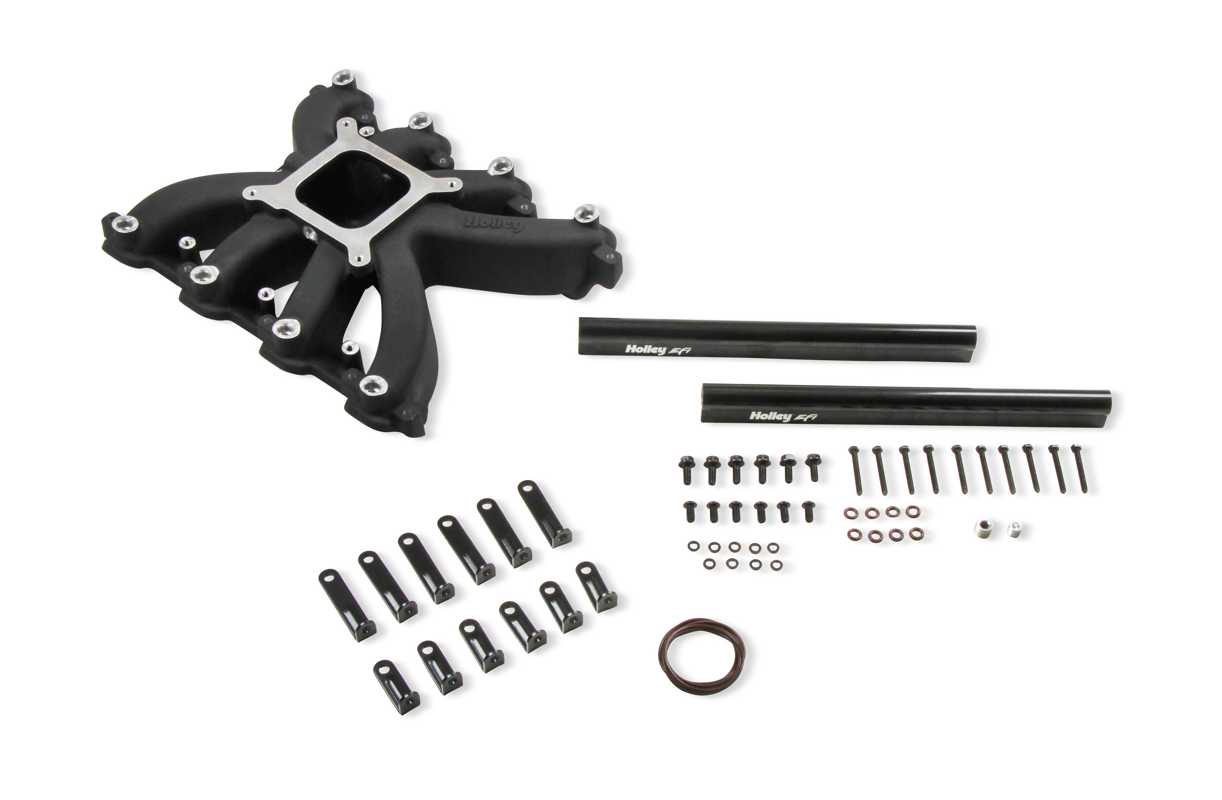 Holley Single Plane EFI Intake - GM LS7-Black