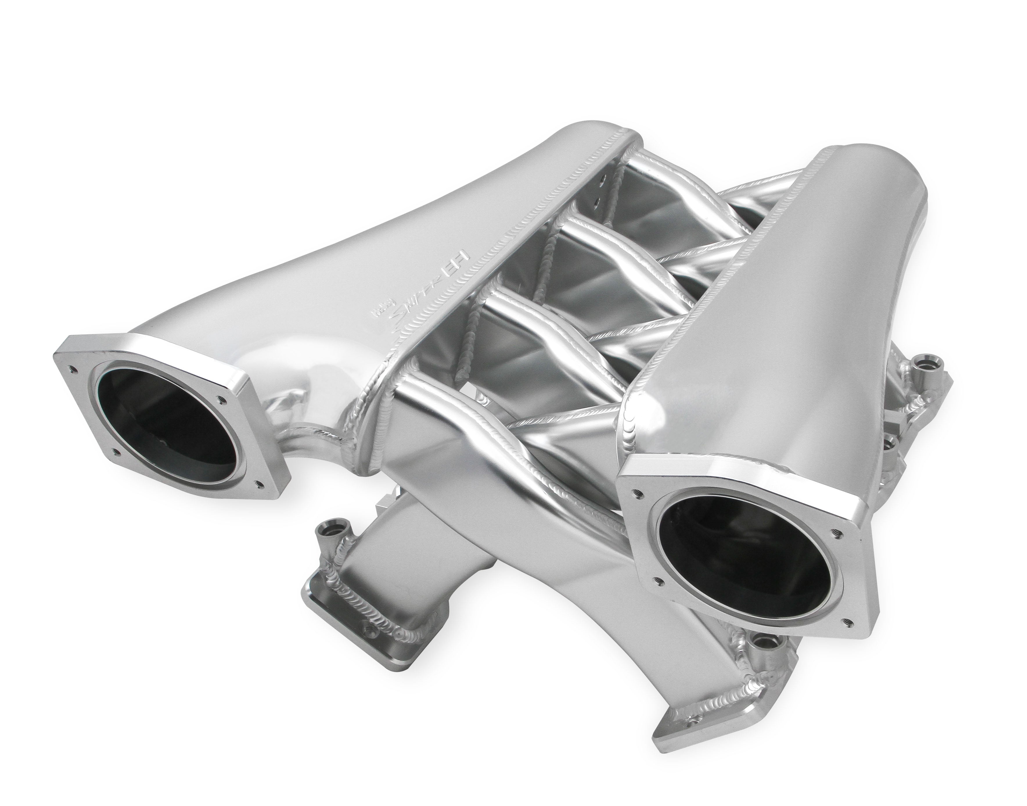 Sniper EFI Fabricated Intake Manifold Dual Plenum 92mm LS3/L92, Rail Kit - Slvr