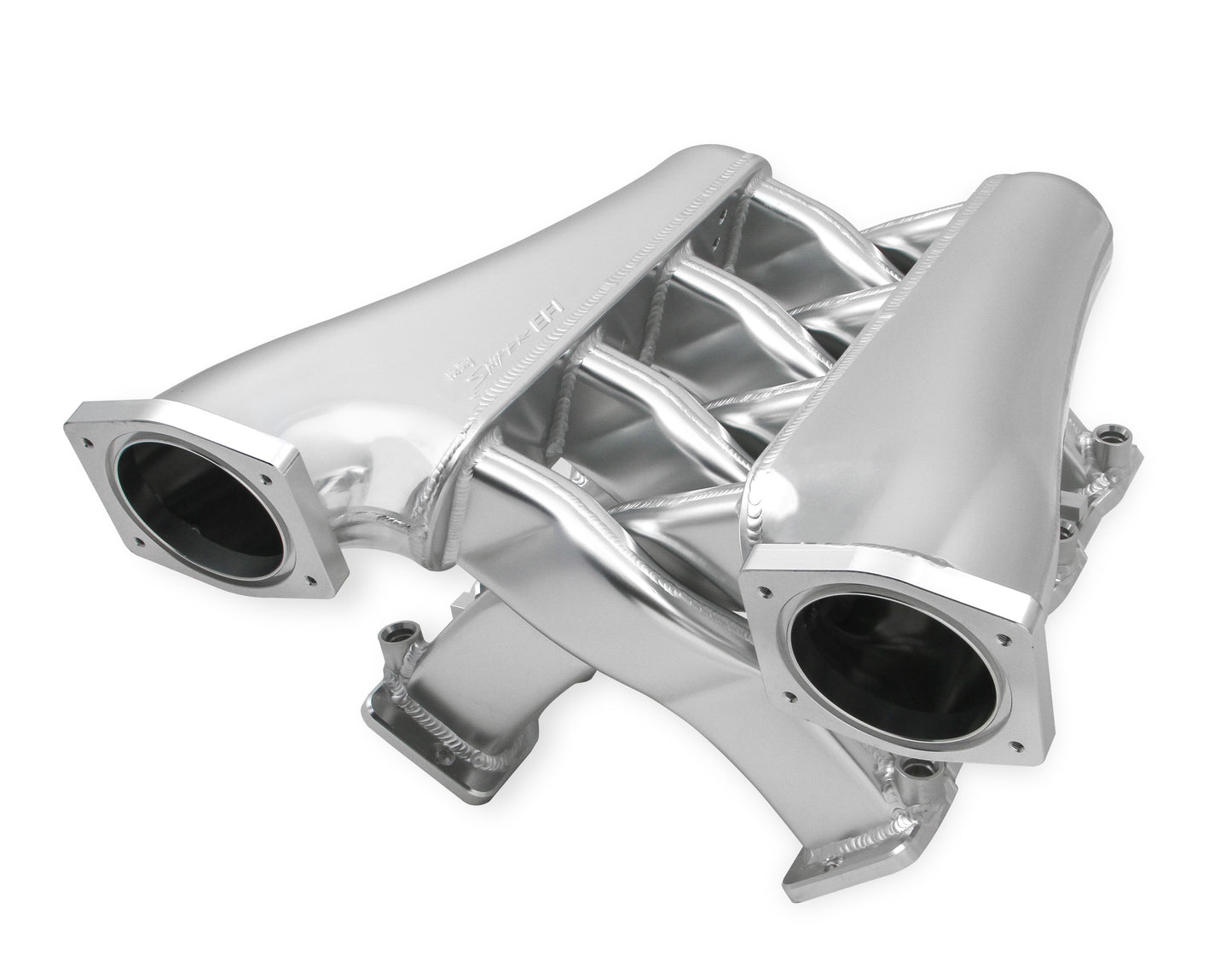 Sniper EFI Fabricated Intake Manifold Dual Plenum 92mm LS3/L92, Rail Kit - Slvr