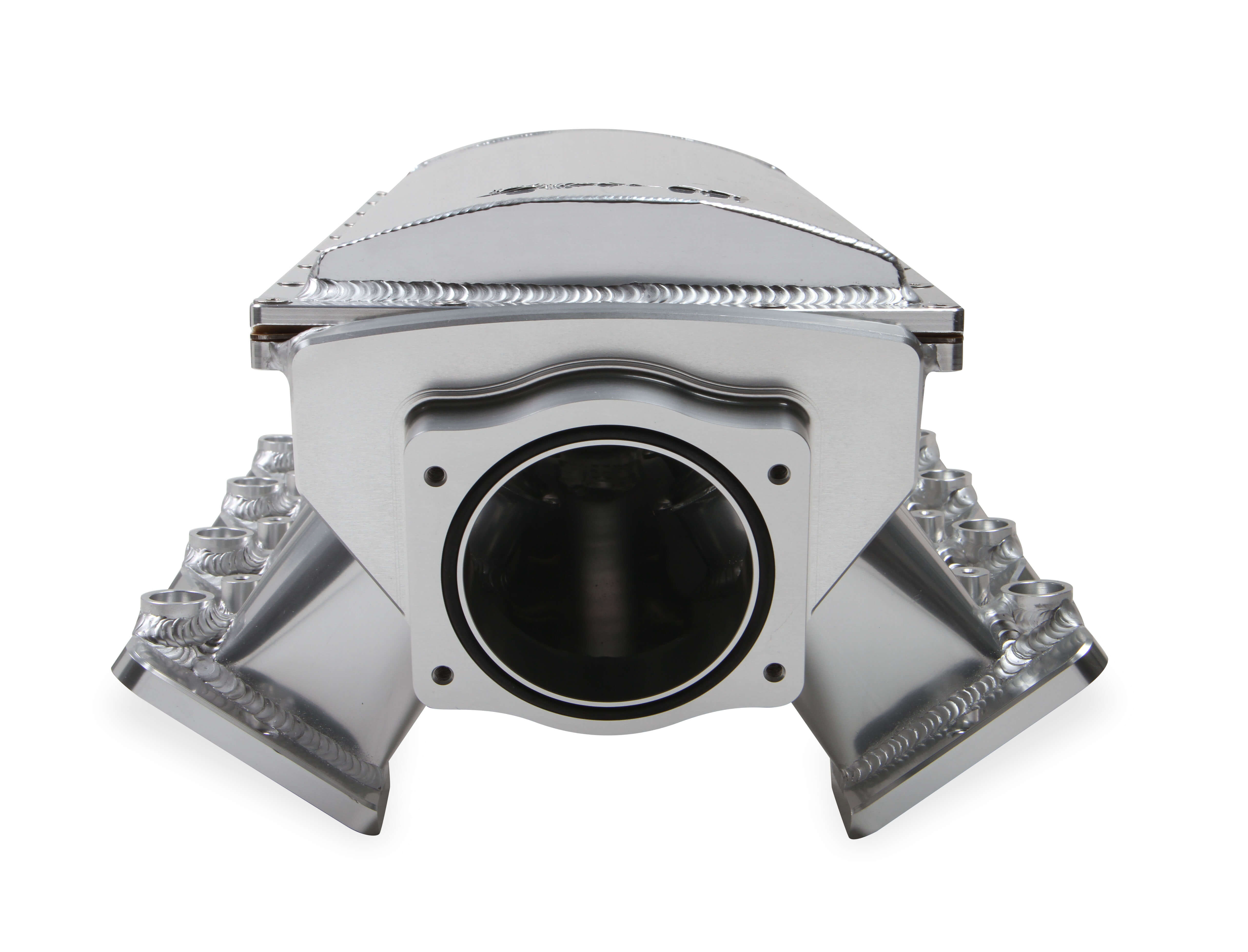 Sniper EFI Fabricated Race Series Intake Manifold - GM LS3/L92 - 90mm - Silver