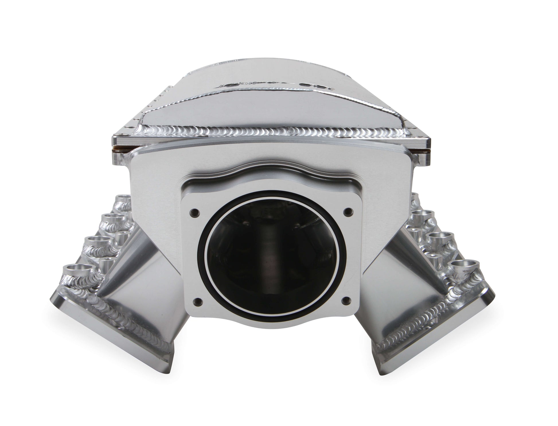 Sniper EFI Fabricated Race Series Intake Manifold - GM LS3/L92 - 90mm - Silver