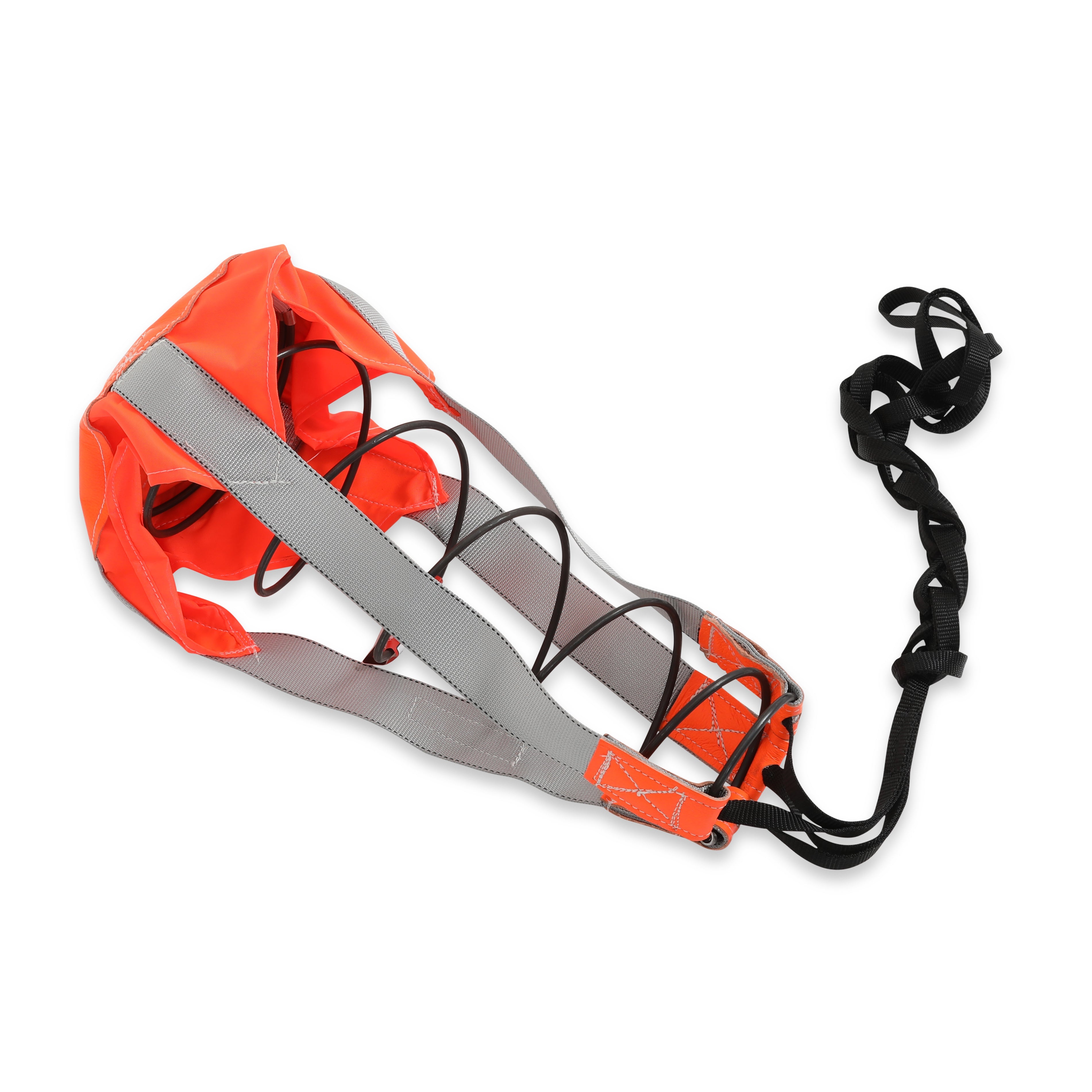 Heavy Duty Pilot Parachute - safety orange