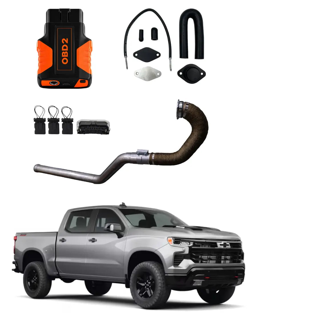 3.0L Duramax LZ0 Delete Kit with Tuner | DPF, DEF & EGR Delete | Chevy & GMC | 2023–2026