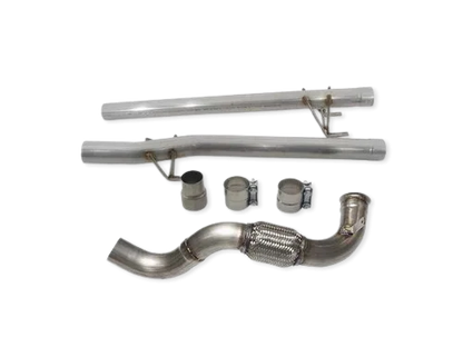 409 stainless steel delete pipe for 2019 and newer Mercedes Sprinter 3.0L diesel vans