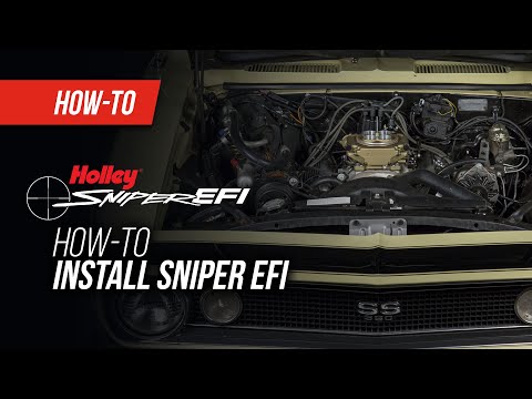Holley Sniper EFI Quadrajet™ Master Kit - Classic Gold