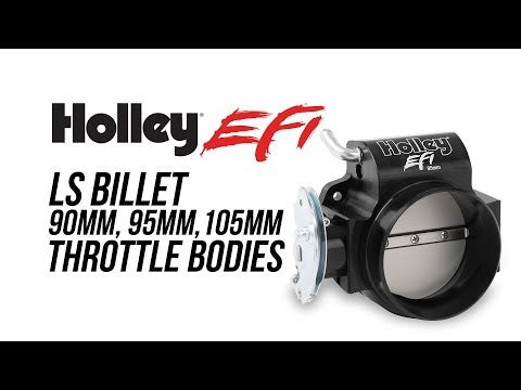 BILLET 95mm LS Throttle Body w/low RPM Taper