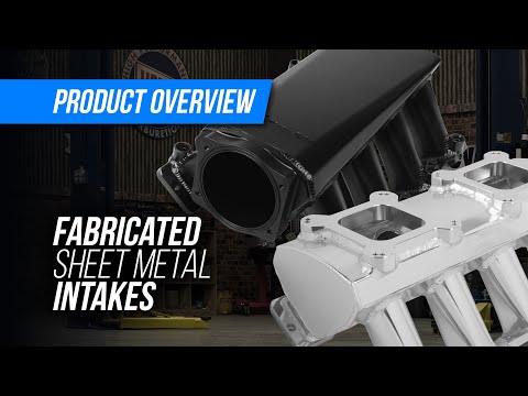 Sniper EFI Low-Profile Sheet Metal Fabricated Intake Manifold GM LS1/LS2/LS6