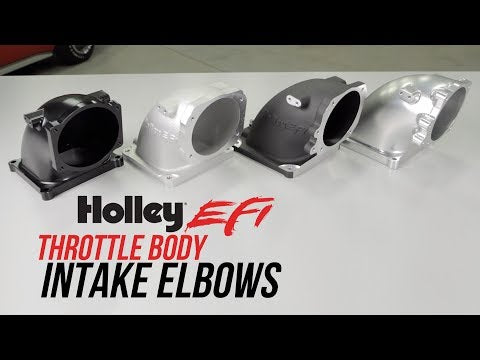 Black Cast Aluminum 4500 EFI Throttle Body Intake Elbow-Ls