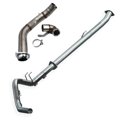 Ford Powerstroke 6.7L - 4" Downpipe Back Stainless Steel Exhaust System (2011-2024)