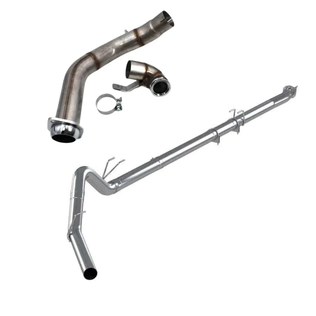 Ford Powerstroke 6.7L - 4" Downpipe Back Stainless Steel Exhaust System (2011-2024)