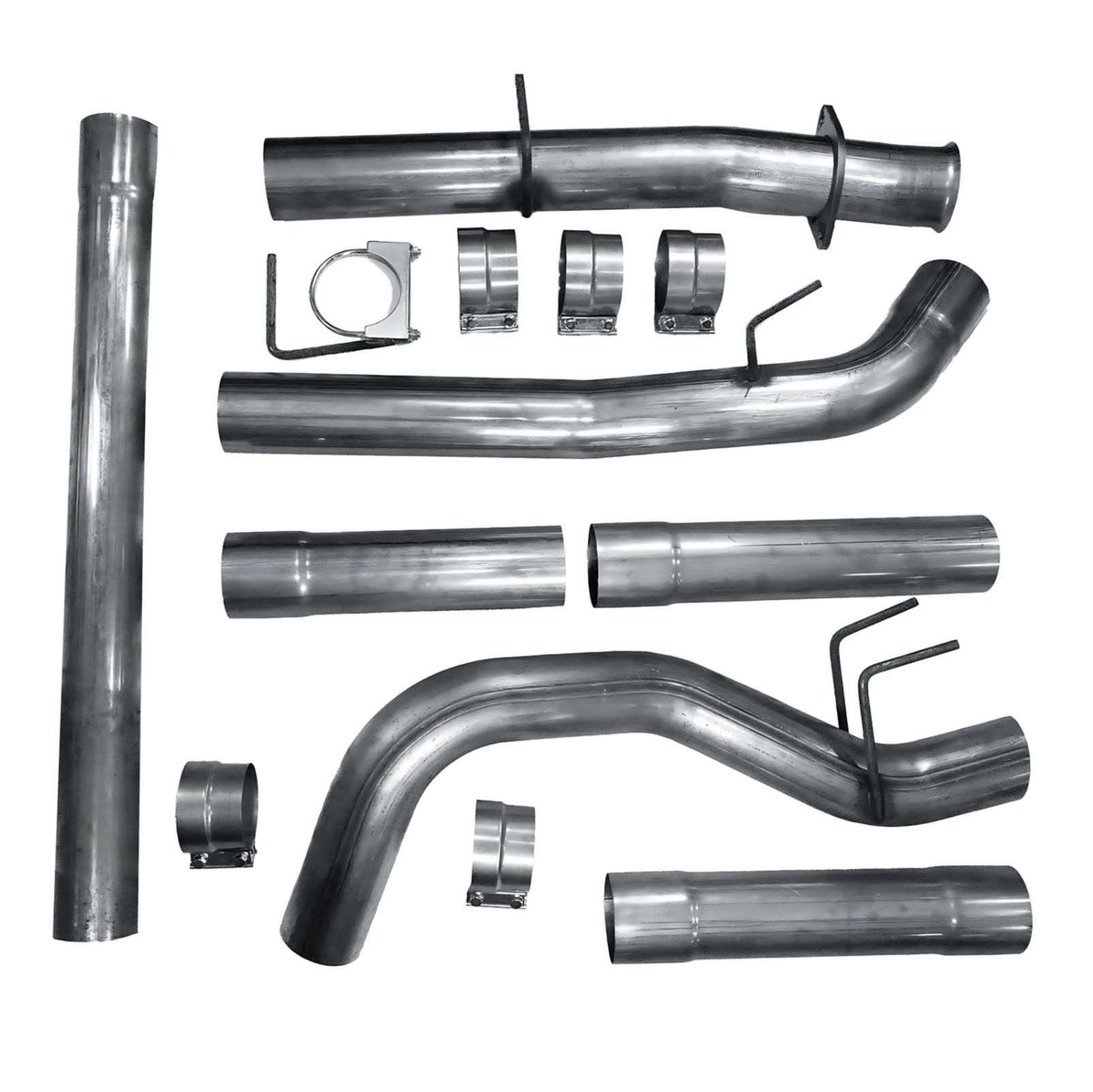 Ford Powerstroke 6.4L - 4" Downpipe Back Exhaust System (2008-2010)