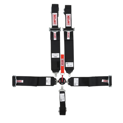 Simpson 29102Bkh Lcl 62" Lap Fm 5-Point Pu Harness - 62" - black