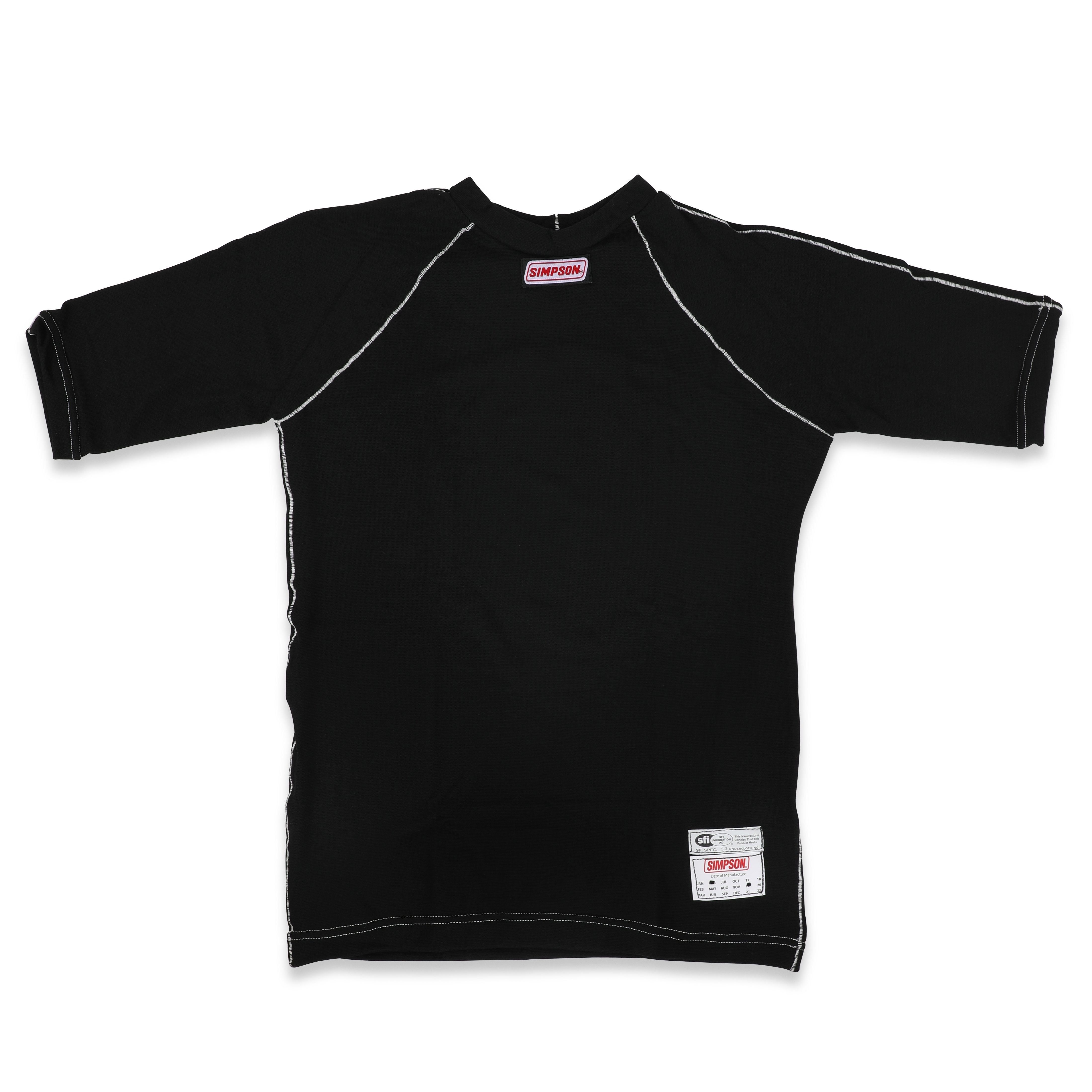 Simpson Compression Fit S/S Top - small - black
