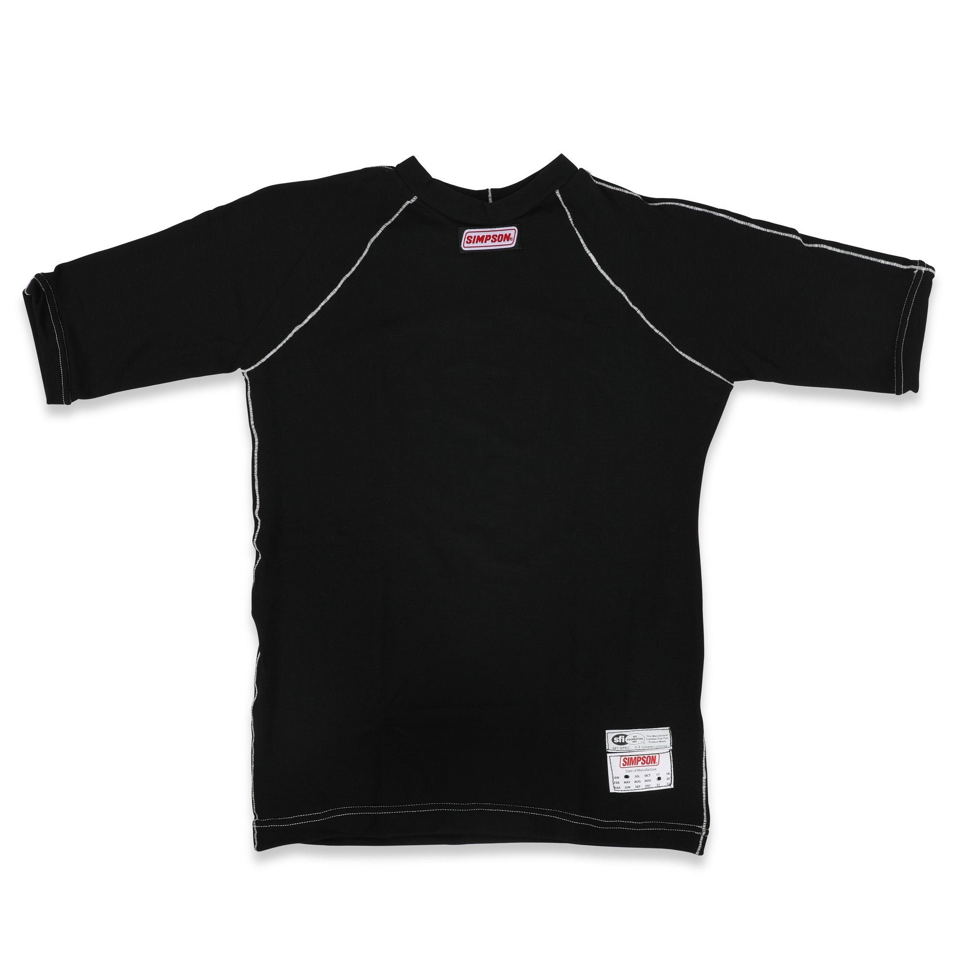 Simpson Compression Fit S/S Top - small - black