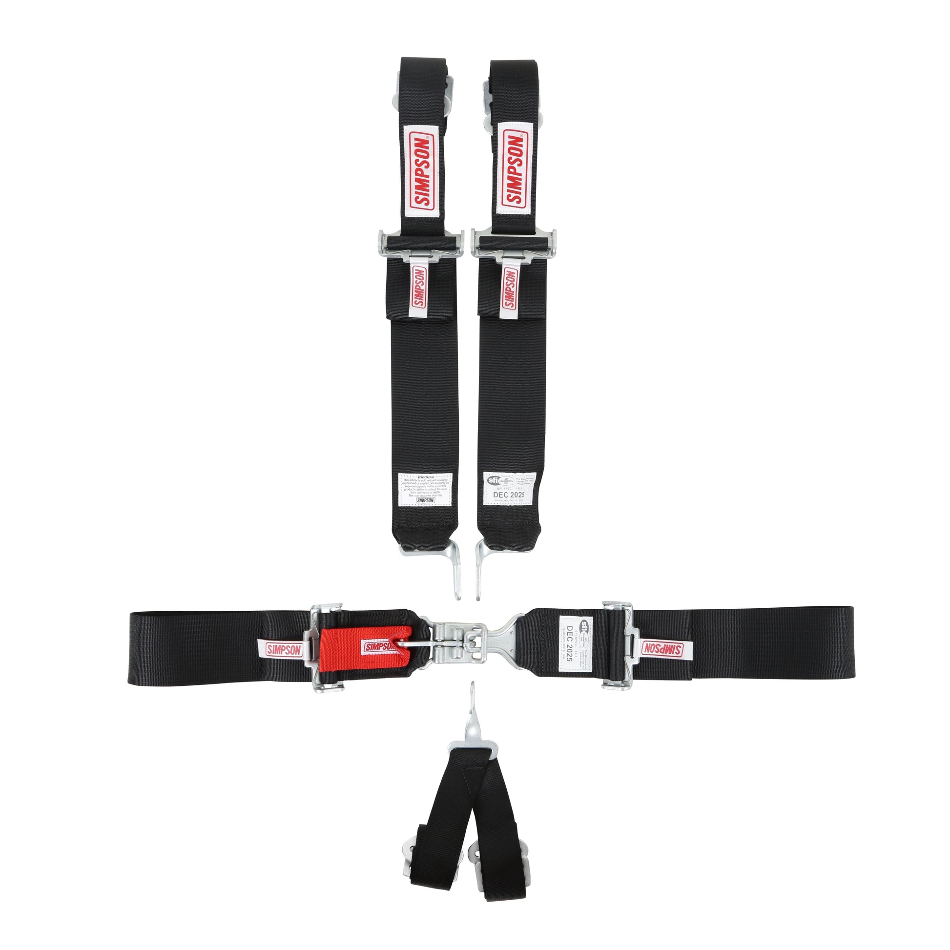 Simpson Racing 6 Pt 55" Seat Belt Bolt-In - 55"