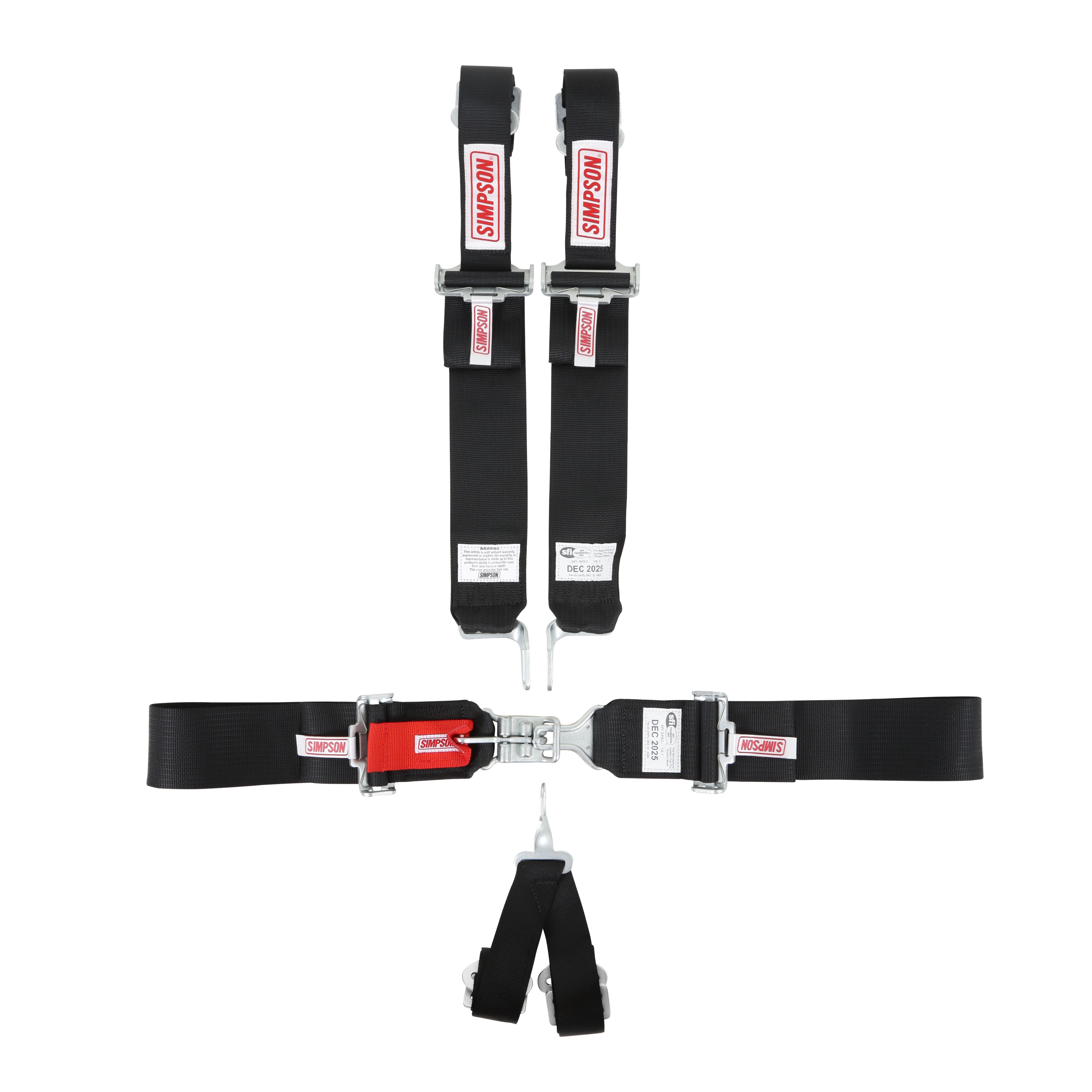 Simpson Racing 6 Pt 55" Seat Belt Bolt-In - 55"