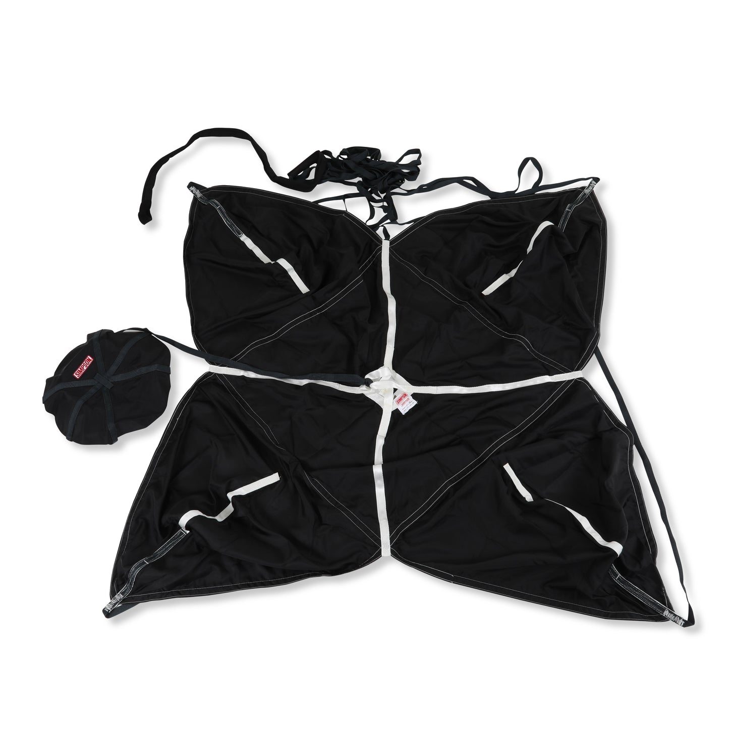 Simpson Racing 8' Air Boss Drag Chute - 8ft - black