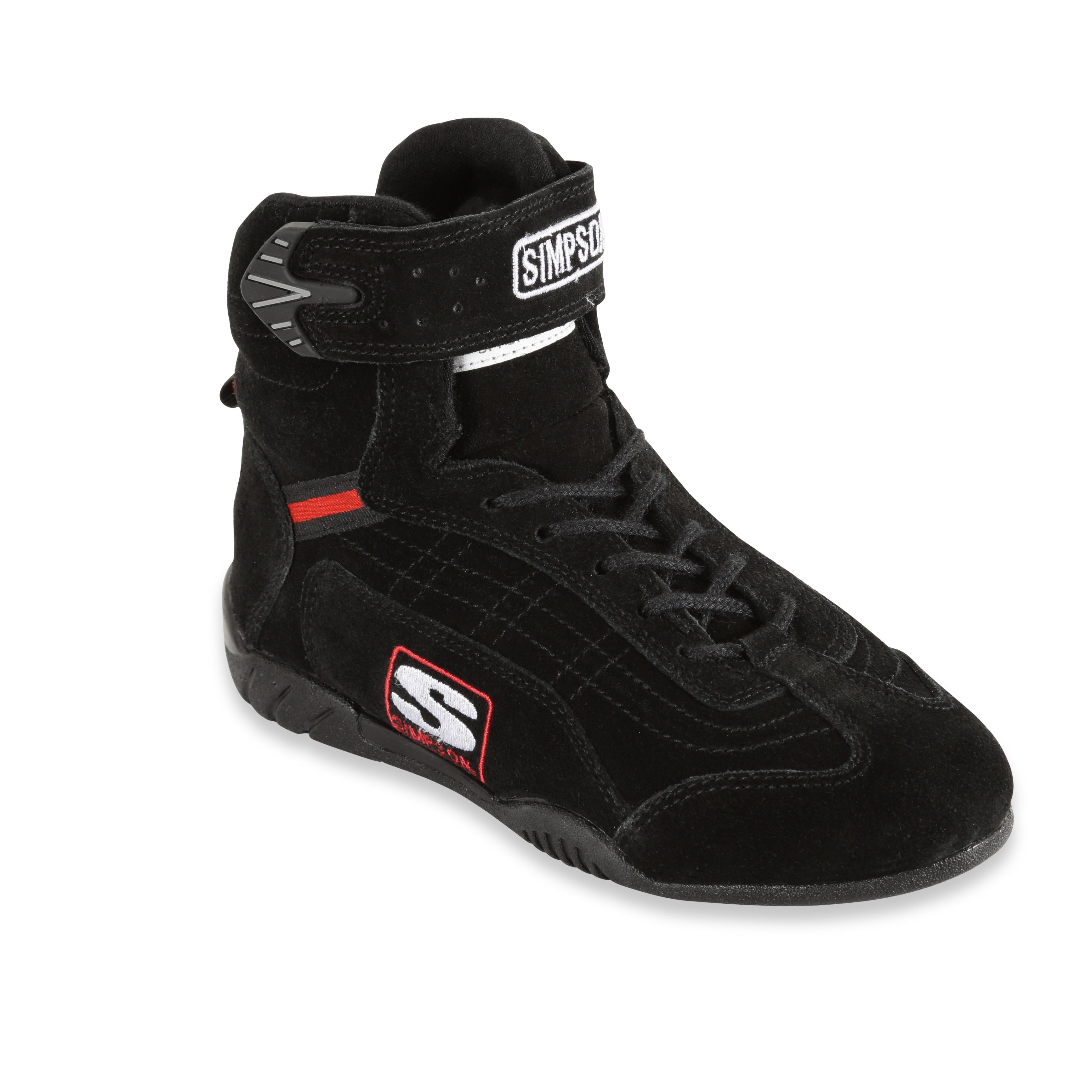 Simpson Racing Adrenaline Youth Shoes - youth 12 - black