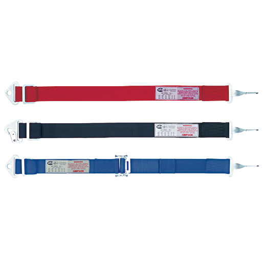 Simpson Racing Anti-Submarine Belts - platinum